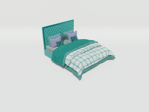 Laszlo Obsession Bed 3D Model