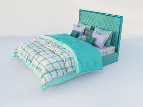 Laszlo Obsession Bed 3D Model