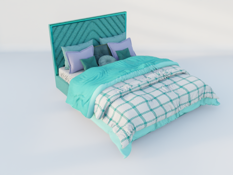 Laszlo Obsession Bed 3D Model