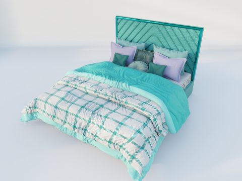 Laszlo Obsession Bed 3D Model