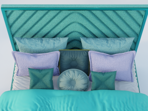 Laszlo Obsession Bed 3D Model