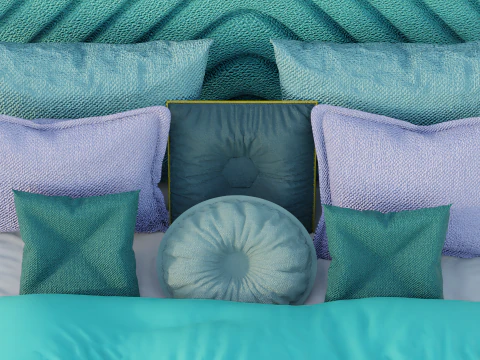 Laszlo Obsession Bed 3D Model