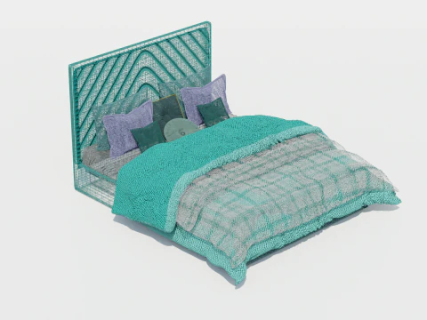 Laszlo Obsession Bed 3D Model