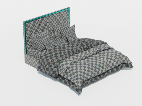 Laszlo Obsession Bed 3D Model