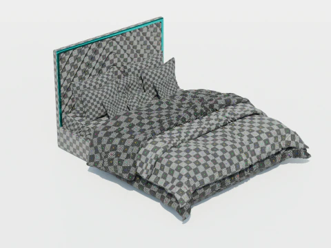 Laszlo Obsession Bed 3D Model