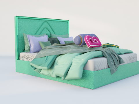 Vergil Spell Bed Modello 3D