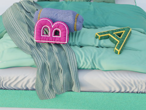 Vergil Spell Bed Modello 3D