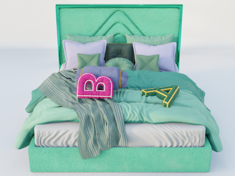 Vergil Spell Bed Modello 3D