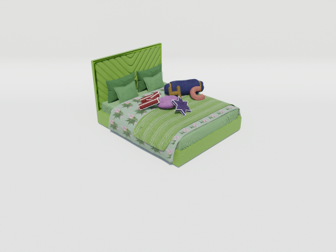Louise Vega Bed Modelo 3D