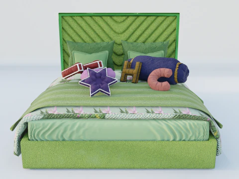 Louise Vega Bed 3D Model