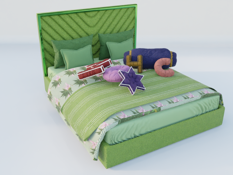 Louise Vega Bed Modèle 3D