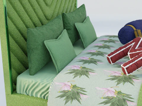 Louise Vega Bed 3D Model