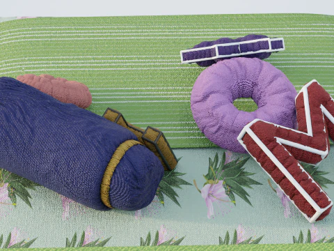 Louise Vega Bed 3D Model