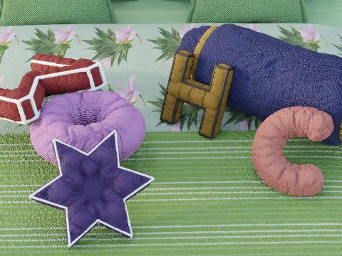 Louise Vega Bed 3D Model
