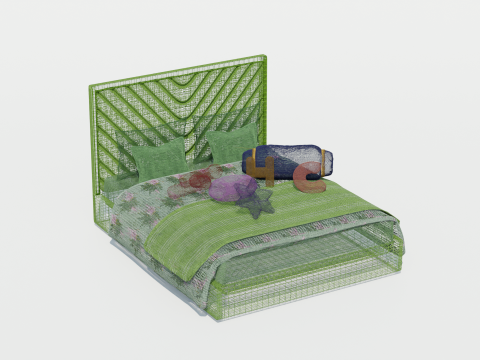 Louise Vega Bed Modèle 3D