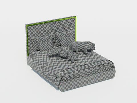 Louise Vega Bed Modèle 3D