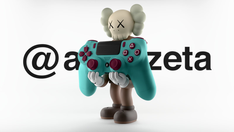 3D Printing Kaws Controller Stand Sony Play Station IV4 V5 Modelo 3D .c4d .max .obj .3ds .fbx .stl .blend 