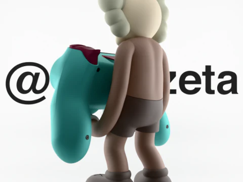3D Printing Kaws Controller Stand Sony Play Station IV4 V5 3D Model