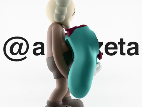 3D Printing Kaws Controller Stand Sony Play Station IV4 V5 3D Model
