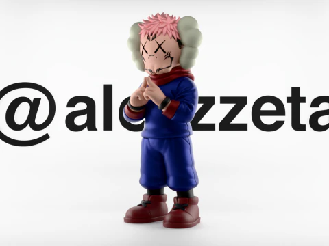 3D プリント Kaws 虎杖悠仁 呪術廻戦 3Dモデル