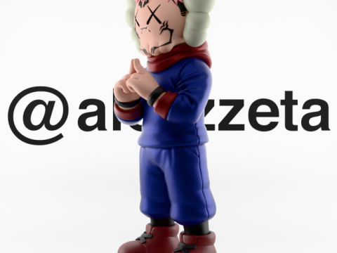 3D Printing Kaws Yuji Itadori Jujutsu Kaisen 3D 模型