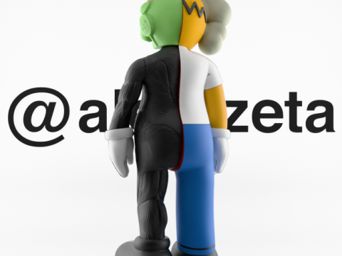 3D Printing Kaws Homer Simpson Flayed Open 3D 模型