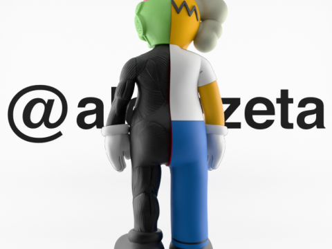 3D Printing Kaws Homer Simpson Flayed Open 3D 模型