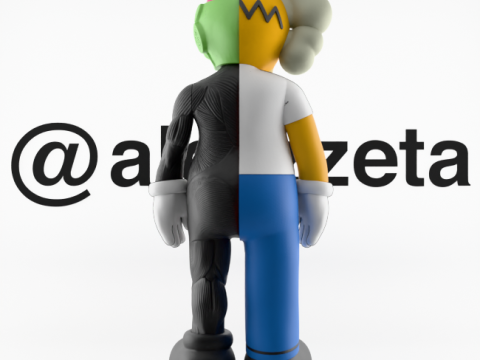3D Printing Kaws Homer Simpson Flayed Open 3D 模型