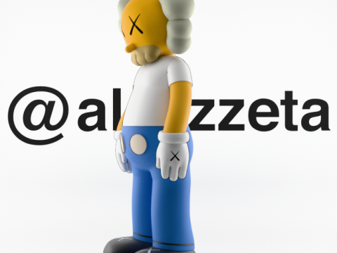 3D Printing Kaws Homer Simpson and Homer Simpson Flayed Open Modello 3D