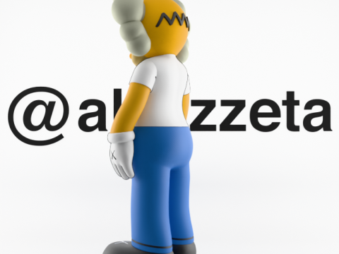 3D Printing Kaws Homer Simpson and Homer Simpson Flayed Open Modello 3D