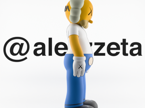 3D Printing Kaws Homer Simpson and Homer Simpson Flayed Open Modello 3D