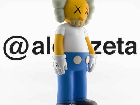 3D Printing Kaws Homer Simpson and Homer Simpson Flayed Open Modello 3D