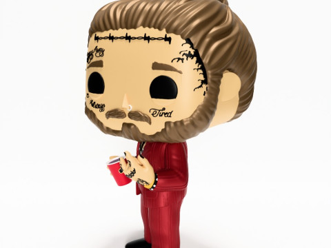 3D Printing Funko Pop Post Malone toy Modelo 3D