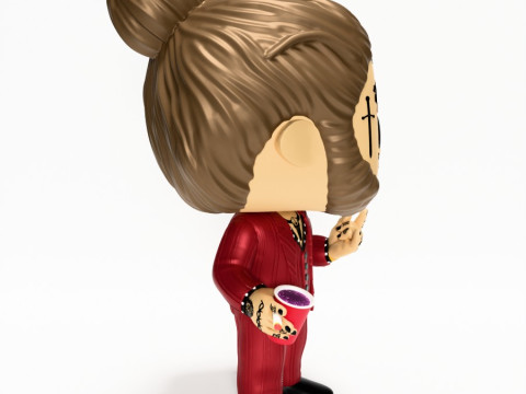 3D Printing Funko Pop Post Malone toy Modelo 3D