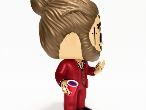 3D Printing Funko Pop Post Malone toy Modelo 3D