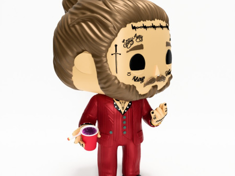 3D Printing Funko Pop Post Malone toy Modelo 3D