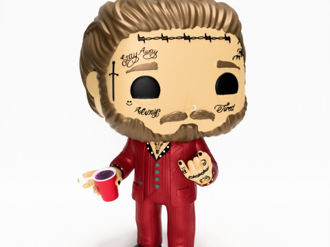 3D Printing Funko Pop Post Malone toy Modelo 3D