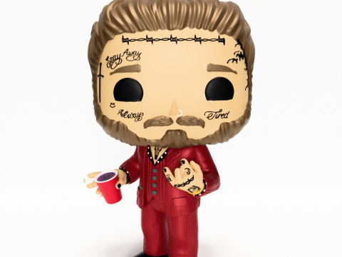 3D Printing Funko Pop Post Malone toy Modelo 3D
