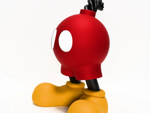 3D Printing Mickey Bomb toy 3D Model