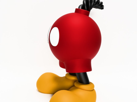 3D Printing Mickey Bomb toy Model 3D