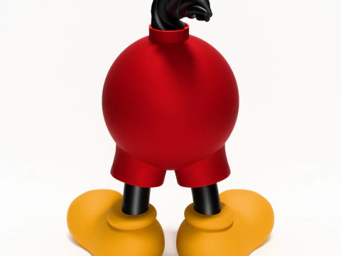 3D Printing Mickey Bomb toy 3D Model