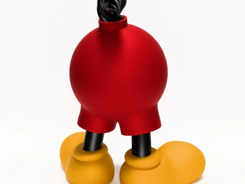 3D Printing Mickey Bomb toy 3D Model
