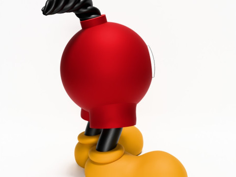 3D Printing Mickey Bomb toy Model 3D
