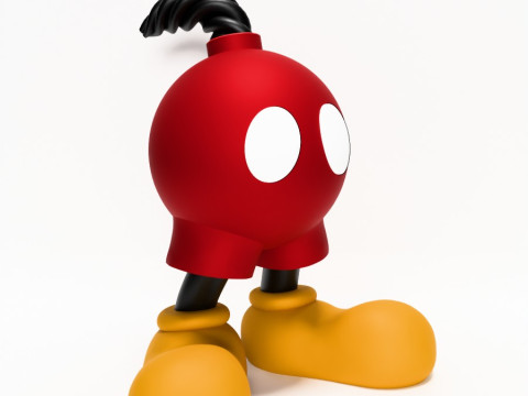 3D Printing Mickey Bomb toy Model 3D