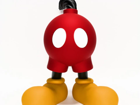 3D Printing Mickey Bomb toy 3D Model