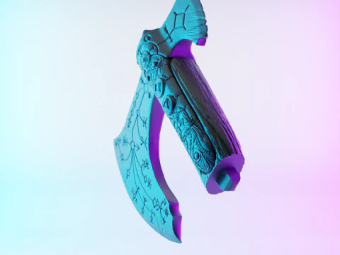 3D Printing Leviathan Axe toy 3D Model