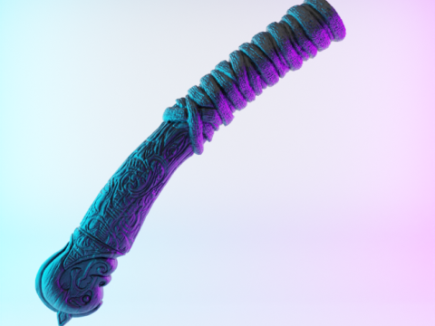 3D Printing Leviathan Axe toy 3D Modell