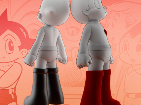 3D Printing Astro boy toy Model 3D