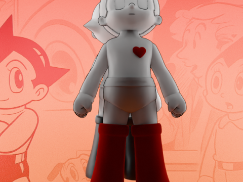 3D Printing Astro boy toy Model 3D
