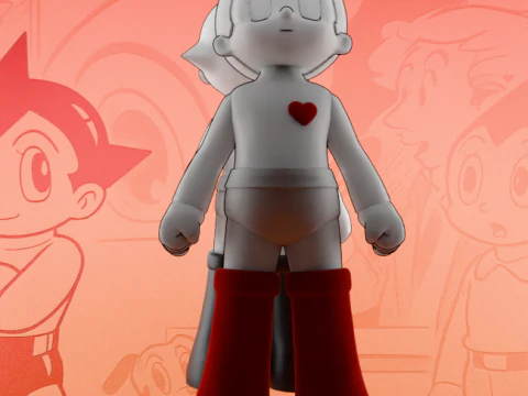 3D Printing Astro boy toy 3D Model